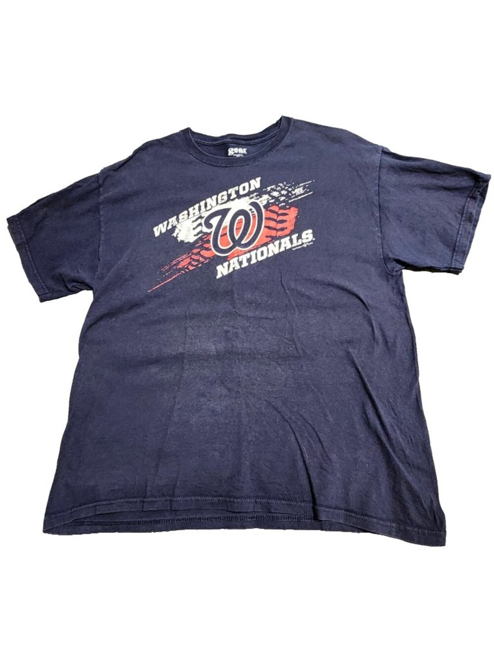 Washington Nationals MLB Baseball T‑Shirt Navy Blue MLB Fan Tee Men’s Size Large